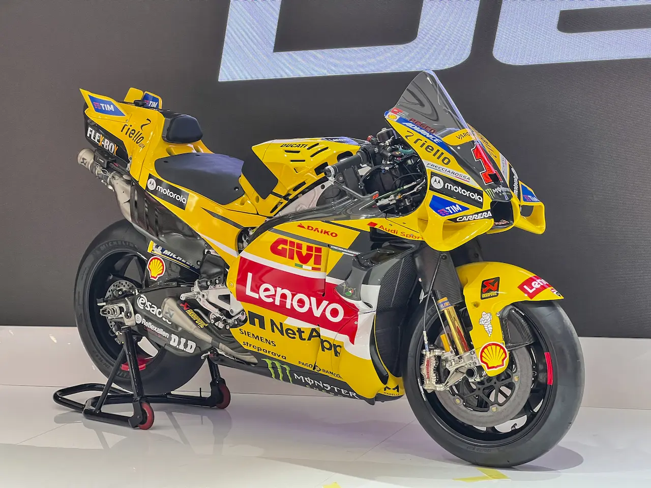 Pecco Bagnaia Ducati MotoGP Bike