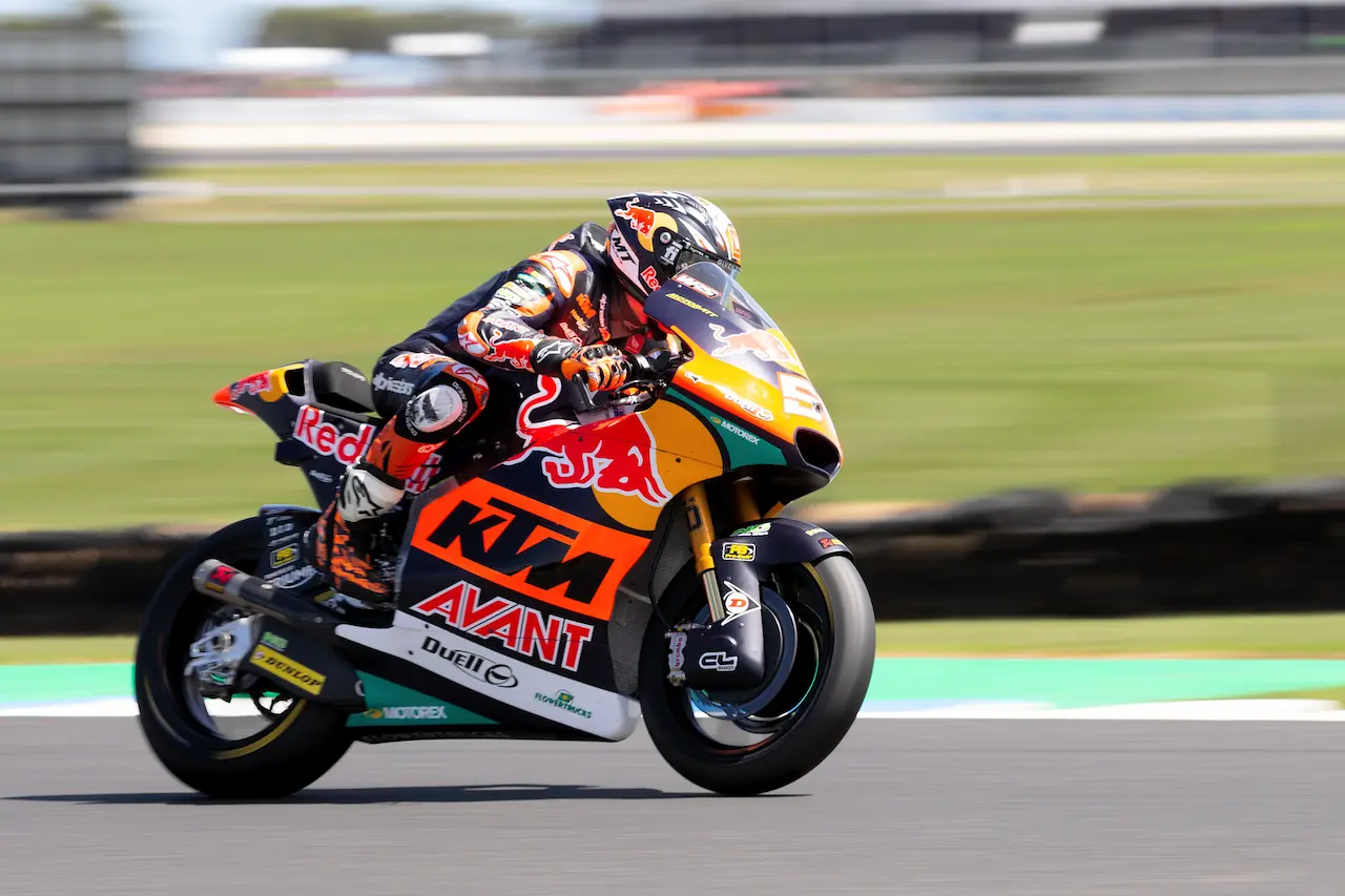 Pedro Acosta Driving The KTM Bike